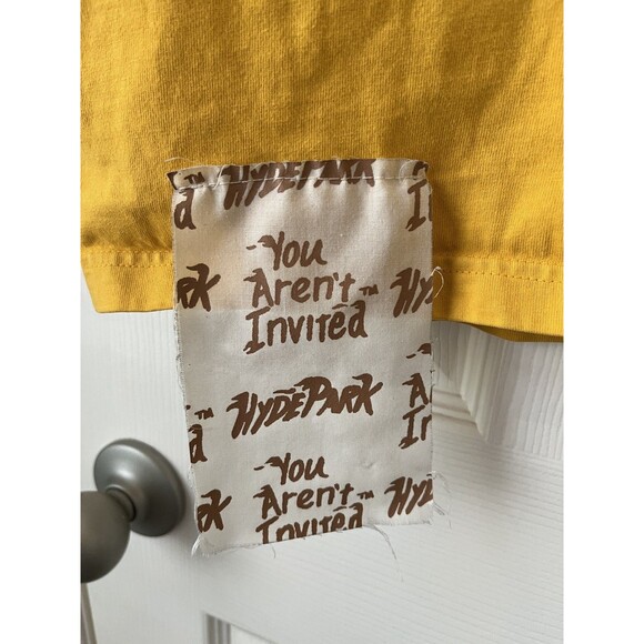 Hyde Park You Aren't Invited Double Sided Graphic T Shirt Streetwear Size Small - Picture 5 of 10